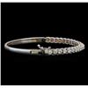 Image 2 : 14KT White Gold 1.63 ctw Diamond Bracelet