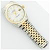 Image 7 : Rolex Mens 2 Tone 14K Mother Of Pearl VS Diamond 36MM Datejust Wristwatch