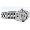 Image 3 : Rolex Ladies Stainless Steel Quickset MOP Diamond Lugs Datejust Wristwatch
