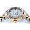 Image 6 : Rolex Ladies 2 Tone Yellow Gold MOP Ruby & Sapphire Channel Set Datejust Wristwa