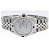 Image 4 : Rolex Mens Stainless Steel Meteorite Diamond And Sapphire Datejust Wristwatch