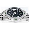 Image 4 : Rolex Mens Stainless Steel Black Baguette Diamond 36MM Datejust Wristwatch