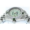 Image 5 : Rolex Ladies Stainless Steel Green MOP Diamond Datejust Wristwatch