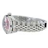 Image 5 : Rolex Ladies Stainless Steel Diamond Lugs & Sapphire Datejust Wristwatch