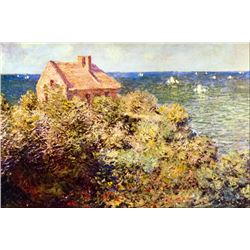 Claude Monet - Fisherman's Cottage on a Cliff
