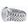 Image 5 : Rolex Mens Stainless Steel Meteorite Diamond And Emerald Datejust Wristwatch