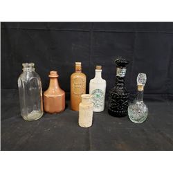 COLLECTION OF SPECIALTY BOTTLES INCLUDING 1989 SK ROUGHRIDERS JOHN GREGORY BOTTLE NO RESERVE