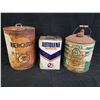 Image 1 : AUTOLENE MOTOR OIL CAN, CITIES GAS CAN AND KEROSUN KEROSENE CAN NO RESERVE