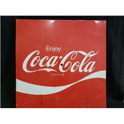 LARGE COCA COLA METAL SIGN NO RESERVE