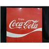 Image 1 : LARGE COCA COLA METAL SIGN NO RESERVE