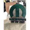 Image 2 : CUSTOM MADE MOPAR OR NO CAR SIGN NO RESERVE