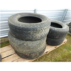 275/65/R18 TIRES (4) & 1 TIRE & RIM