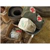 Image 1 : 3 FEED PAILS, NURSING BOTTLES, FIRST AID KITS, RUBBER PADS & BELTING