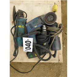 2 ANGLE GRINDERS & 2 DRILLS (WORKING)