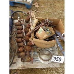 BOLT CUTTERS, SAW BLADES, SHELF BRACKETS, PRECIMETER, REGULATORS, ROPE, SNIPS, HEATERS, ETC