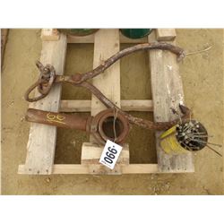 CREAM SEPARATOR PARTS, ICE TONGS, NAILS