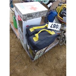 2 NEW SPRAYERS, CAR EMERGENCY KIT