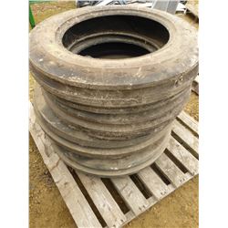 2 - 6 X 19 TIRES, 1 - 7.5 X 18SL TIRE & 1 - 7.5 X 16L TIRE