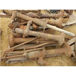 PALLET WITH ASSORTED WELL PUMPS & PARTS (DOMINION, ETC)