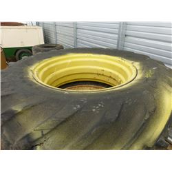 GOODYEAR 14-30 TIRES & RIMS (3) (ALL FOR ONE MONEY)