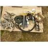 Image 1 : APPROX. 10 VISE GRIPS, BELTS, TROUBLE LIGHT, HYDRO INFLATION TOOL, ETC
