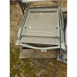 APPROX. 6 FOLDING MESH LAWN CHAIRS