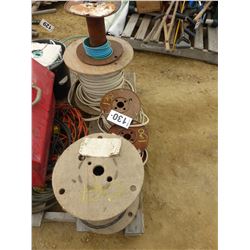 5 SPOOLS CABLE & WIRE