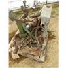 Image 2 : EARLY JOHN DEERE COMBINE 2 CYLINDER FLATHEAD UPRIGHT ENGINE & PARTS