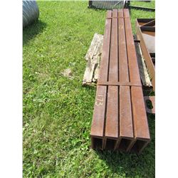 8 - BOX BEAMS (APPROX 6' X 2")