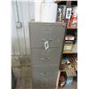 Image 1 : 4 DRAWER FILE CABINET & CONTENTS (MANUALS, SHOP TOWELS, ETC