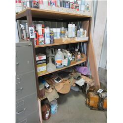 METAL FRAMED STORAGE SHELF