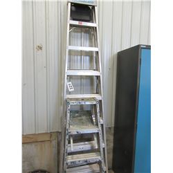 2 ALUMINUM LADDERS (4' & 8')