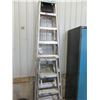 Image 1 : 2 ALUMINUM LADDERS (4' & 8')