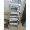 Image 2 : 2 ALUMINUM LADDERS (4' & 8')