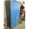 Image 1 : 2 DOOR METAL STORAGE CABINET (BLUE)