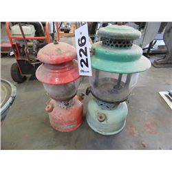 2 GAS LANTERNS (COLEMAN)