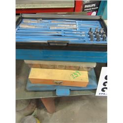 5 CASES WITH BIT KIT, 3/8" AIR IMPACT BOX JOINT SOCKET SET, WASHERS, WESTWARD SCREWDRIVER BIT SET