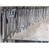 Image 1 : 36 PIECES COMBINATION WRENCHES (WESTWARD) & 6 PIECES GEAR WRENCHES (ON WHITE BOARD)