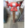 Image 2 : BALDOR 1/2 HP BENCH GRINDER/BUFFER ON STAND