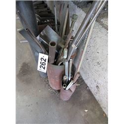 2 STEEL TUBES WITH SCRAP STEEL