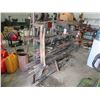 Image 1 : STEEL STAND WITH ASSORTED SCRAP STEEL