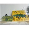Image 1 : 2 JOHN DEERE METAL SIGNS