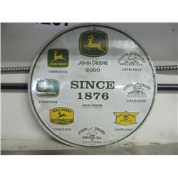 2 JOHN DEERE METAL SIGNS