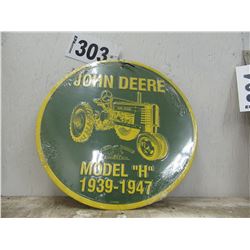 JOHN DEERE METAL SIGN