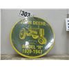 Image 1 : JOHN DEERE METAL SIGN
