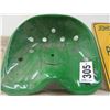 Image 1 : GREEN METAL TRACTOR SEAT