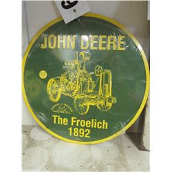 JOHN DEERE METAL SIGN