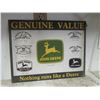 Image 1 : 2 JOHN DEERE METAL SIGNS
