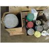 Image 1 : 5 BOXES WITH HARDWARE, GREASE, CAULKING, SEALANT, ETC