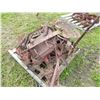 Image 2 : PALLET WITH STEEL TRACTOR SEATS, SHIFTERS, LINKAGE BARS, SPRINGS, CULTIVATOR SHOVELS, ETC